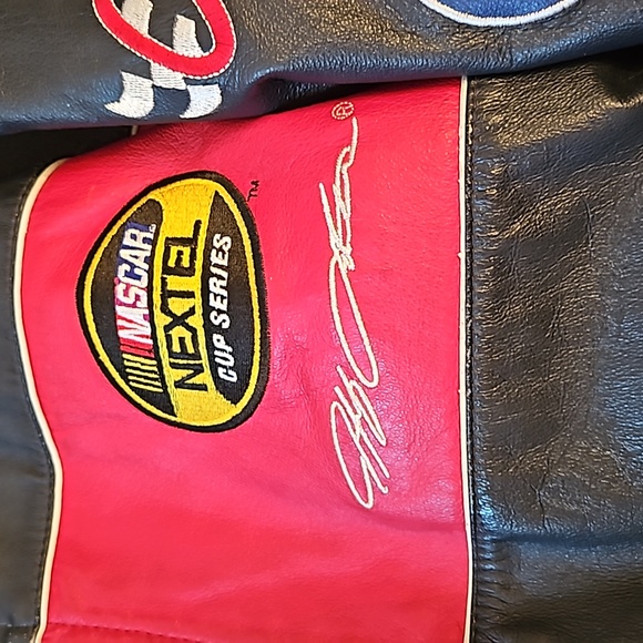 NASCAR Vintage Jeff Gordon Wilson Leather Racing Jacket - Picture 3 of 8